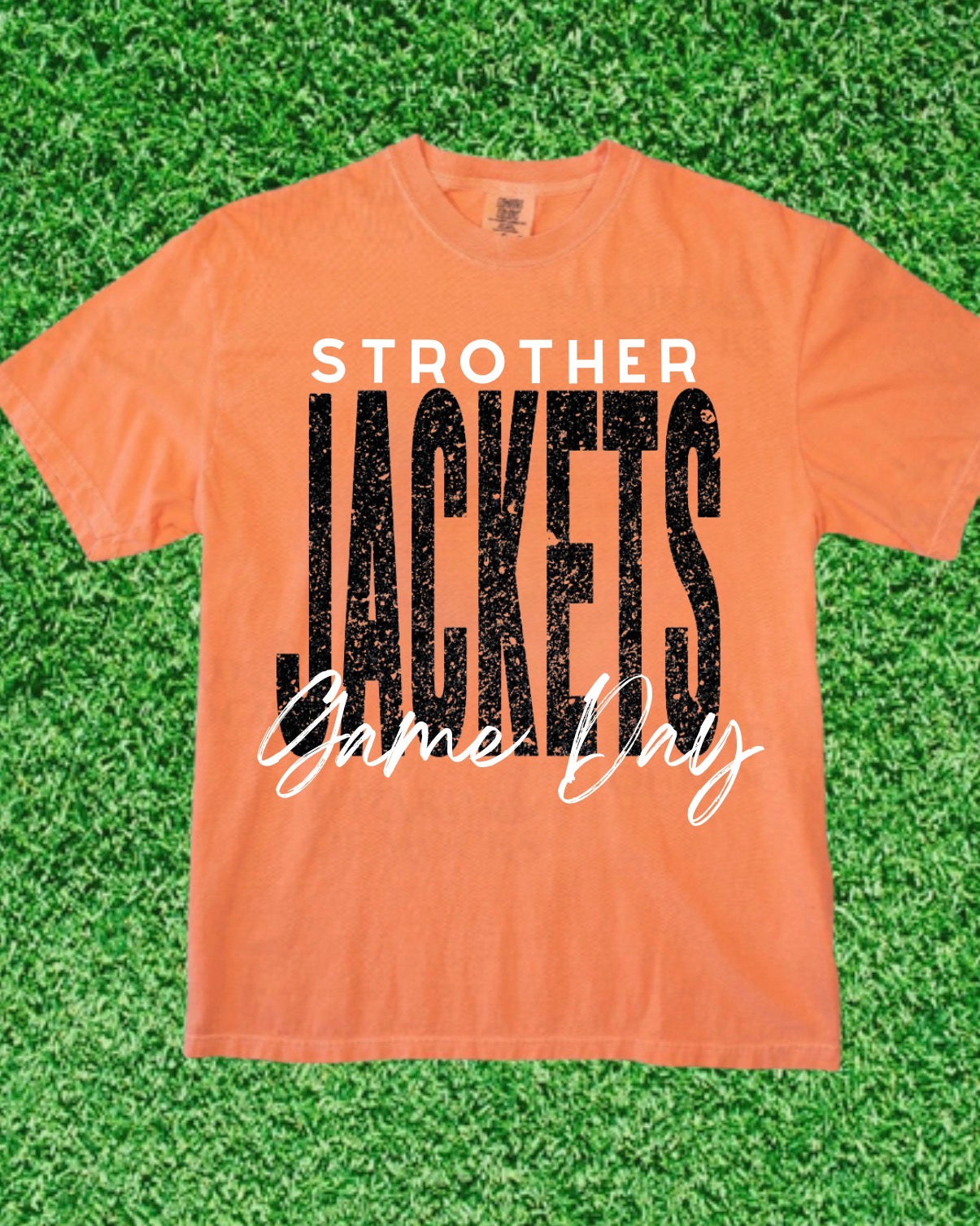 Oversized Jackets Strother Game Day Orange Tee