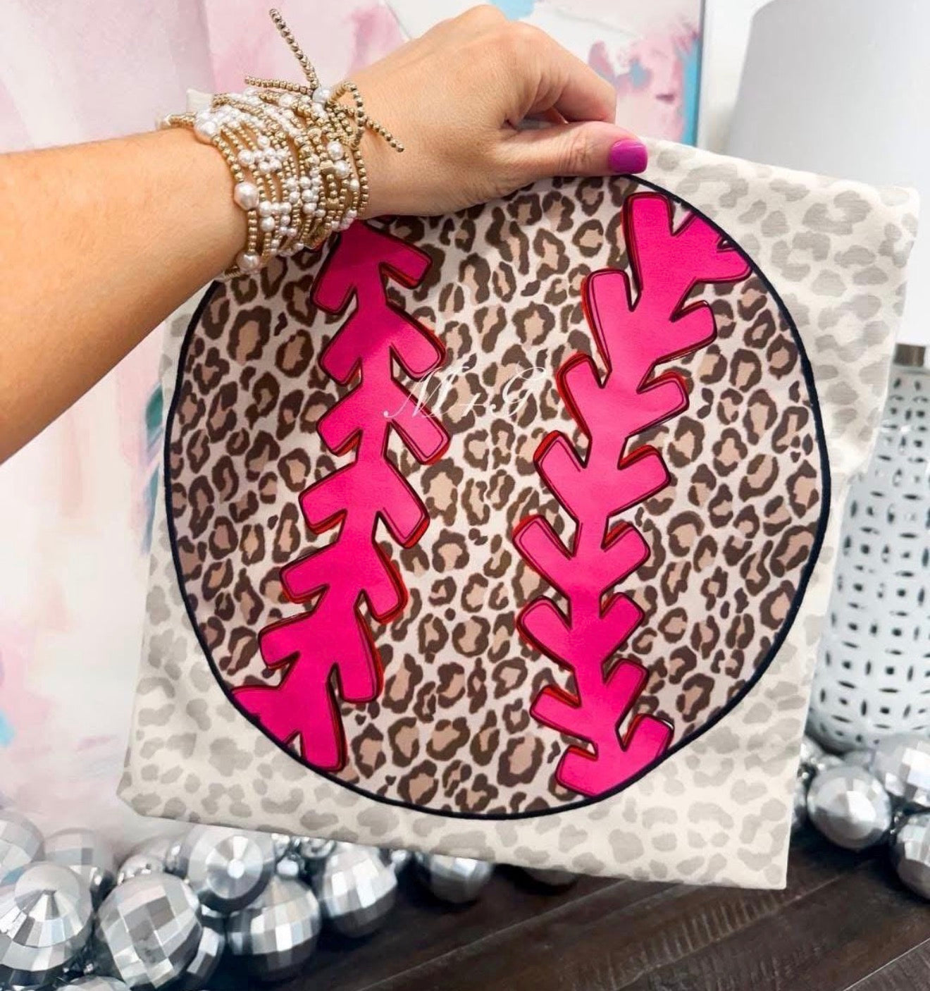 Leopard Pink Lace Leopard Tee