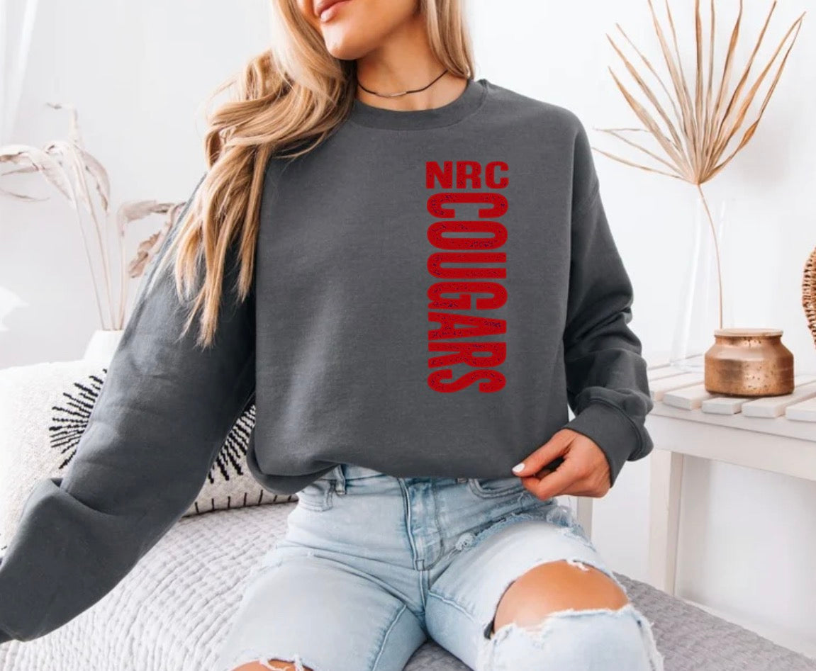 NRC Sideways Mascot No Sleeve Charcoal Grey