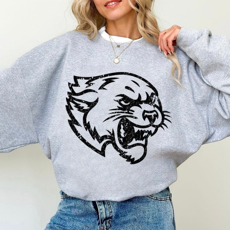 Cougar Outline Sweatshirt