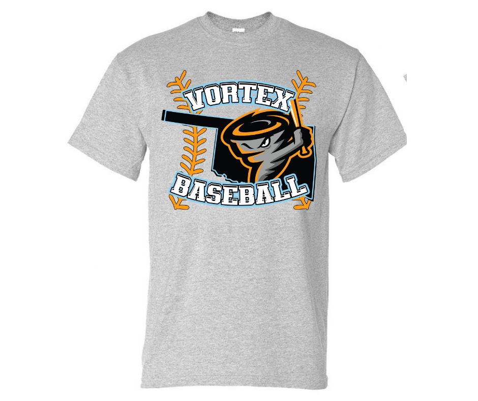 Vortex Logo Grey YOUTH Tee