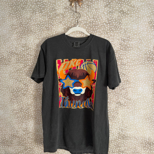 Rumble Star Eyes on FRONT Color Option Tee