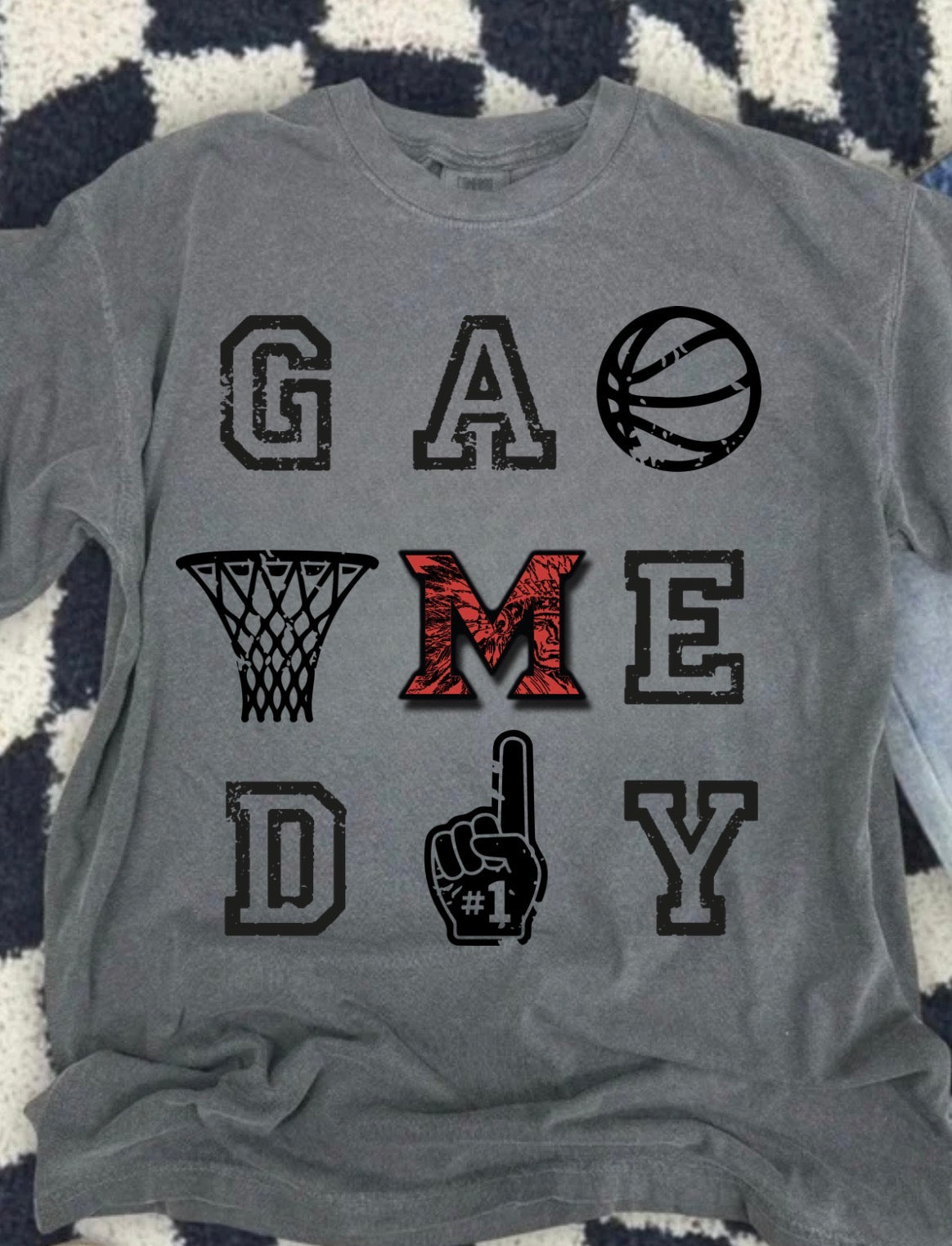 GAMEDAY M Bball Pepper Tee