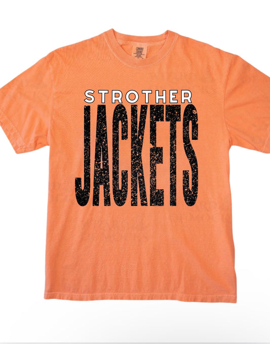 Oversized Jackets Strother Orange Tee