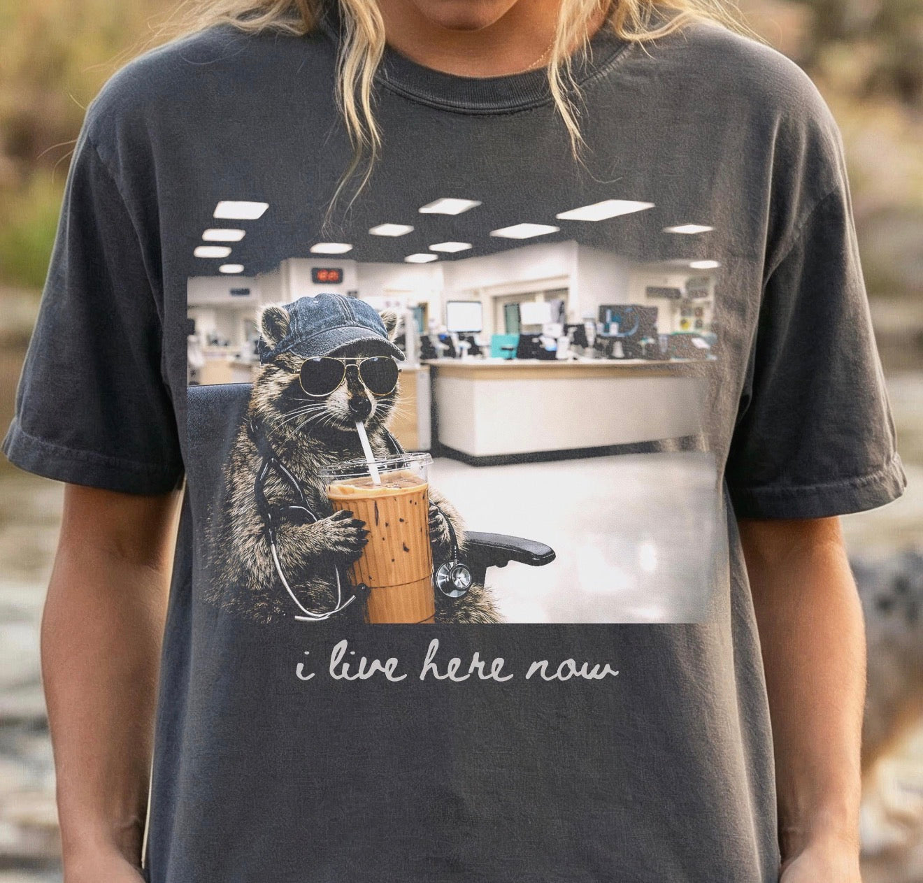 NURSE I Live Here Now Tee