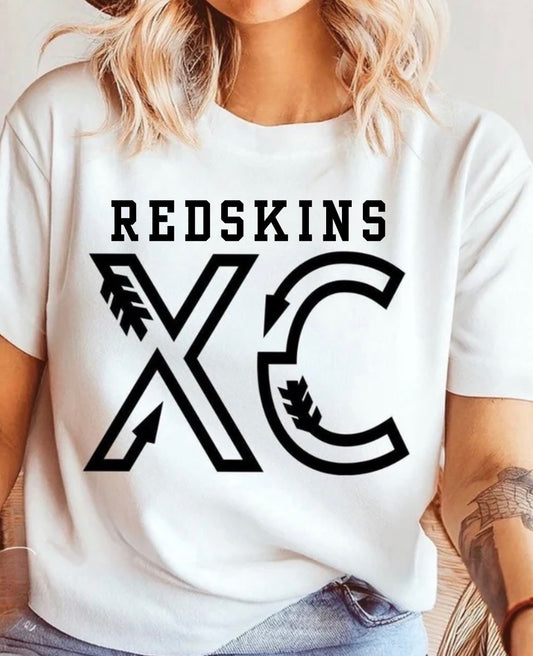 Cross Country Redskins Ivory Tee