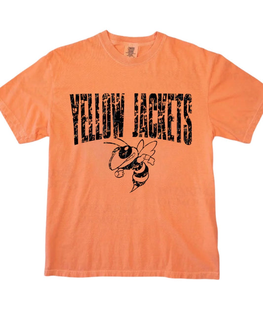 Yellow Jackets Orange Tee