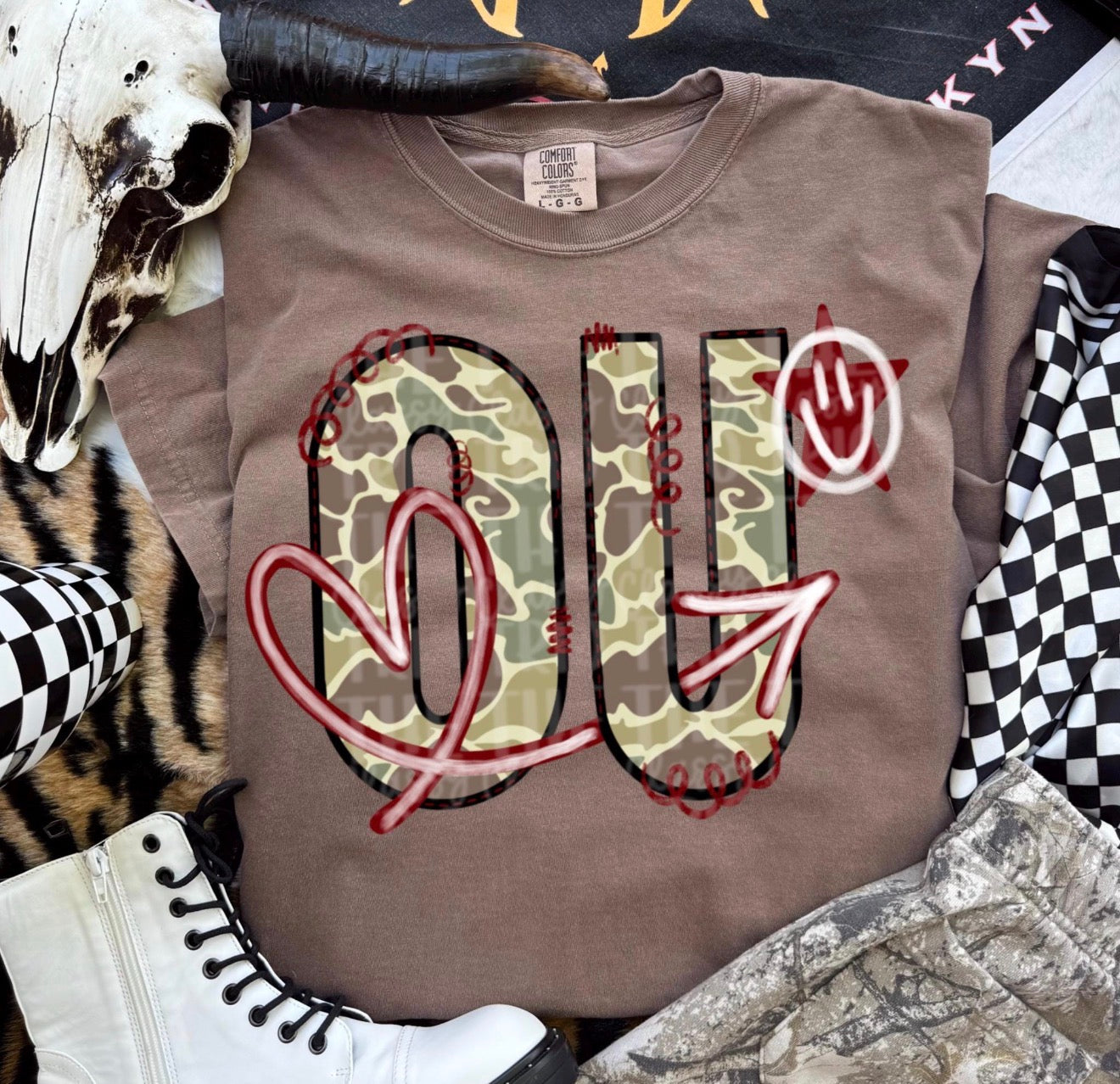 OU Sooners Camo Tee