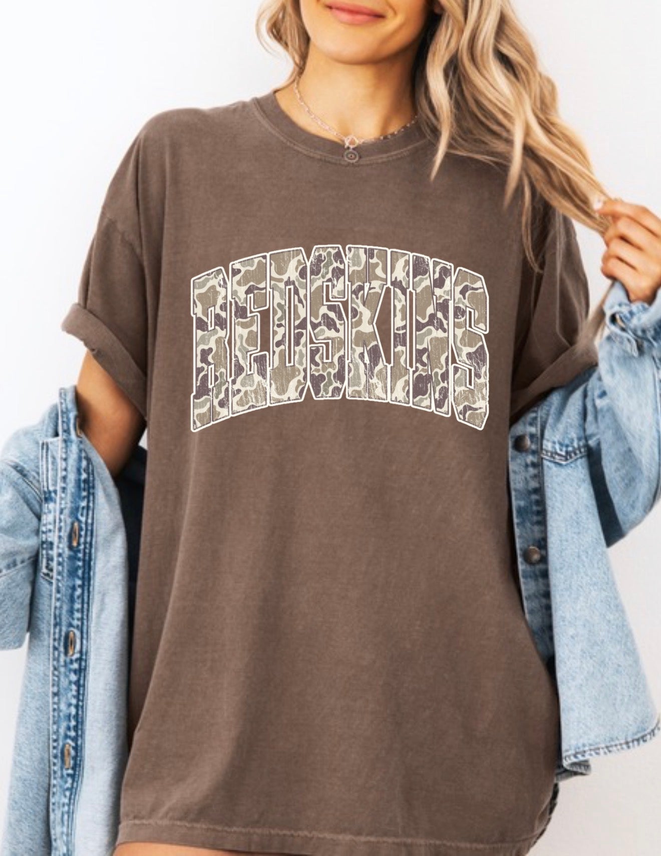 Camouflage Redskins tee