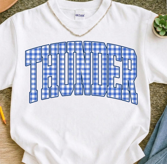 Thunder Gingham Tee