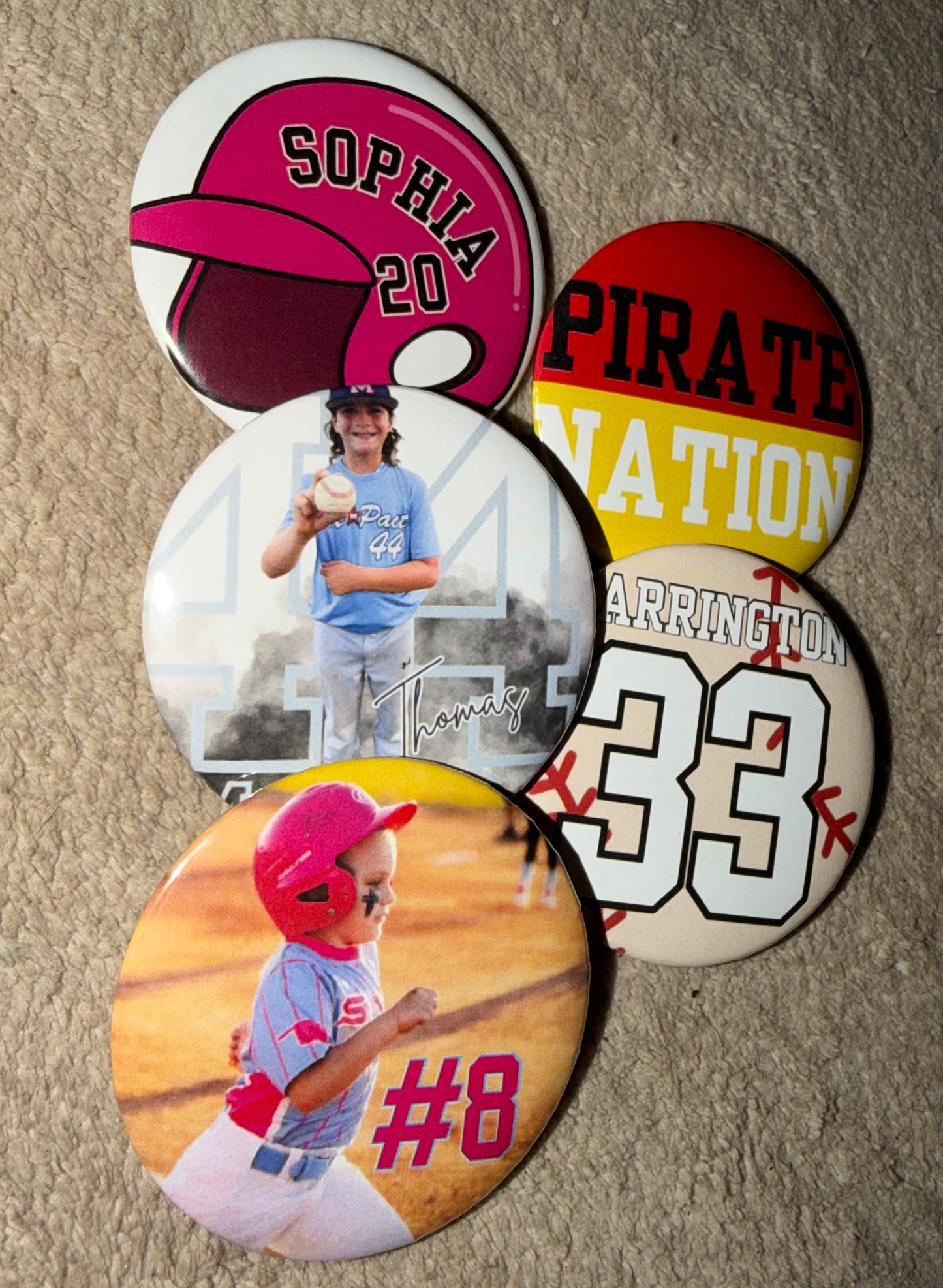 CUSTOM BUTTON 2.25 INCH