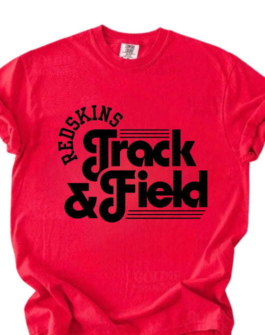 Redskins Track and Field Tee