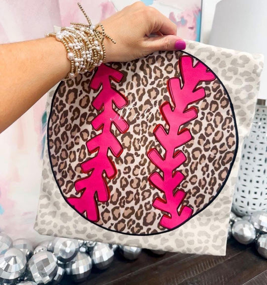 Leopard Pink Lace Leopard Tee