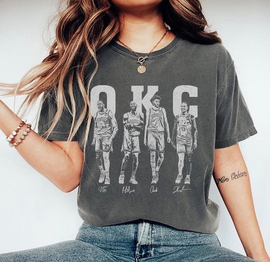 OKC Thunder Half Tone TEE