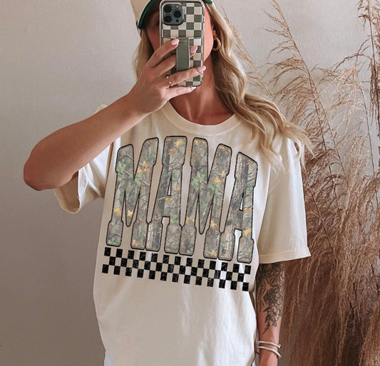 Mama Camo Checkered