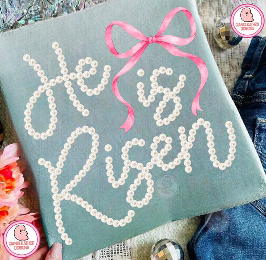 He is Risen Pearls Tee