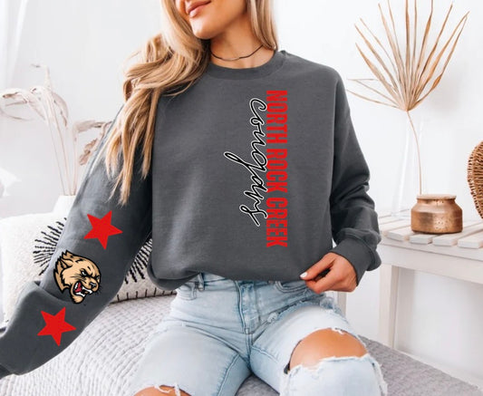 Sideways Star Mascot Sweatshirt