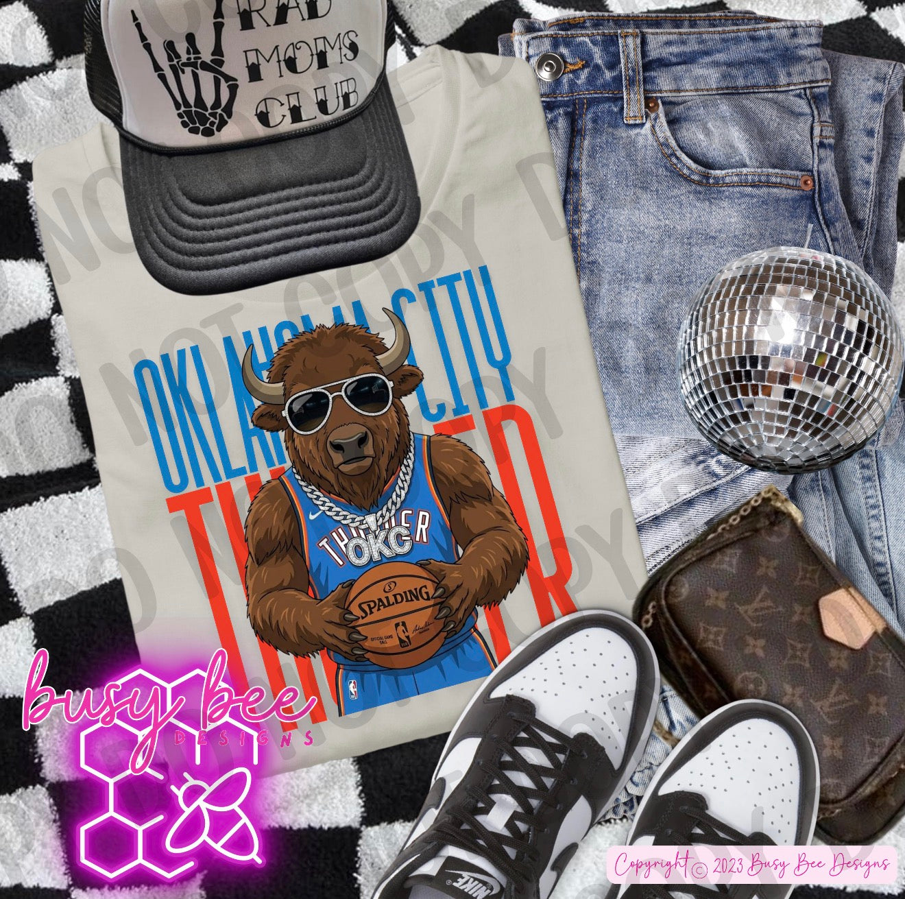Okla City Thunder Rumble Tee
