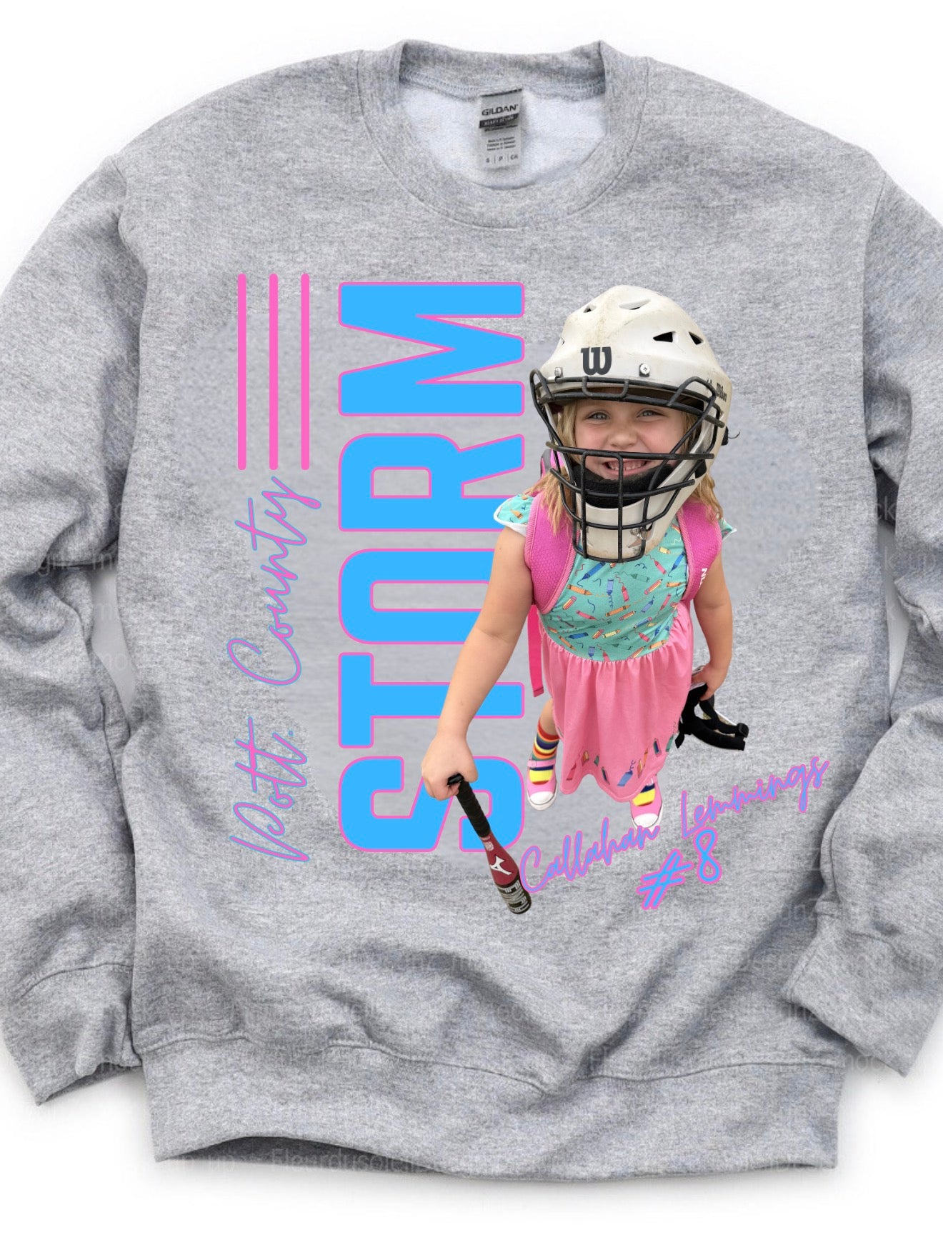 **CUSTOM** Mascot Picture Sweatshirt