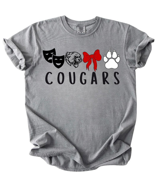 Cougars 4 Spot Theatre Collage Tee