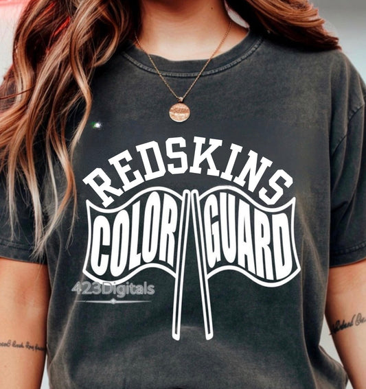 Redskins Color Guard Pepper Tee