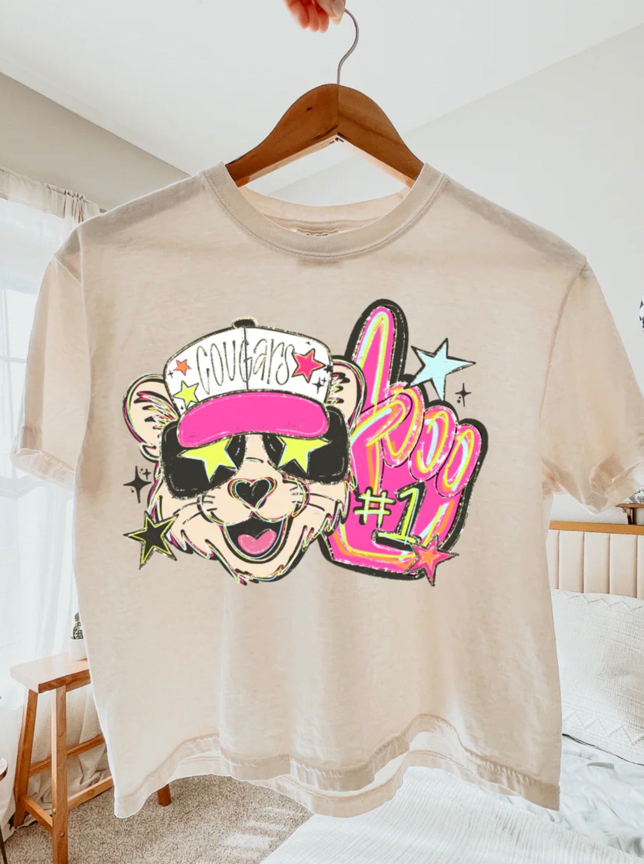 Cougars Neon Foam Finger Tee