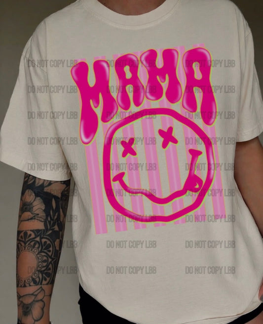 Pink Mama Stripes Tee