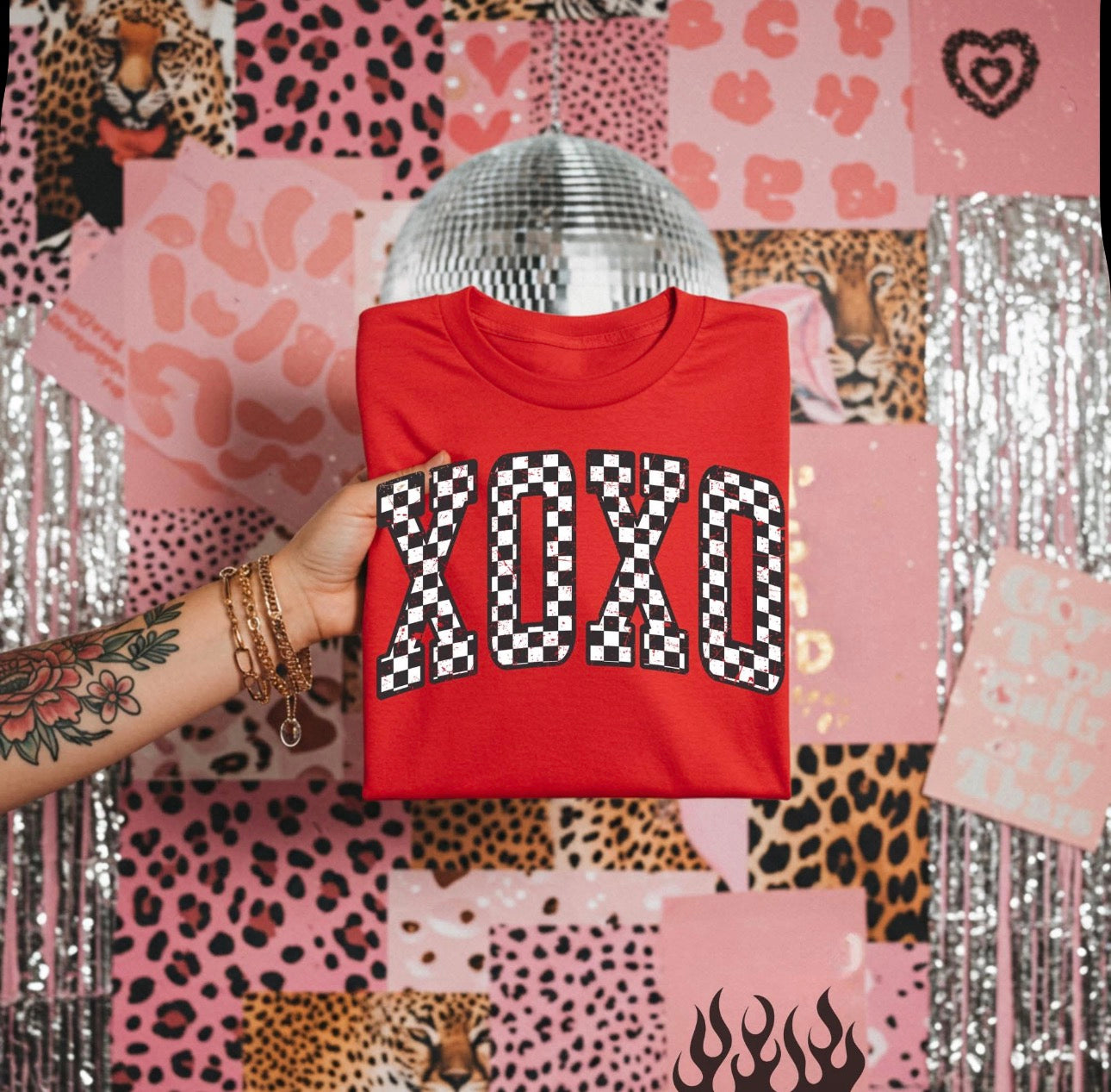 Checkered XOXO