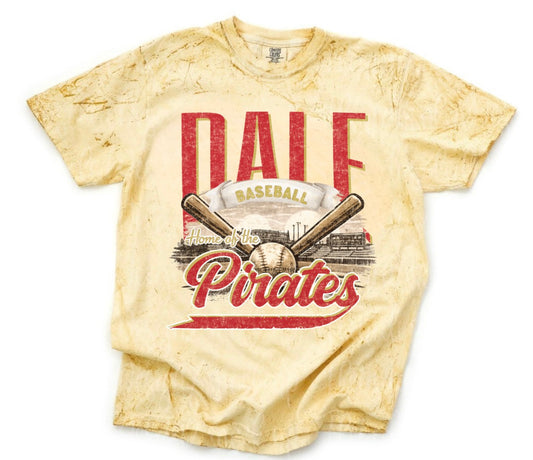 CC Citrine Color Blast Dale Baseball Retro Tee