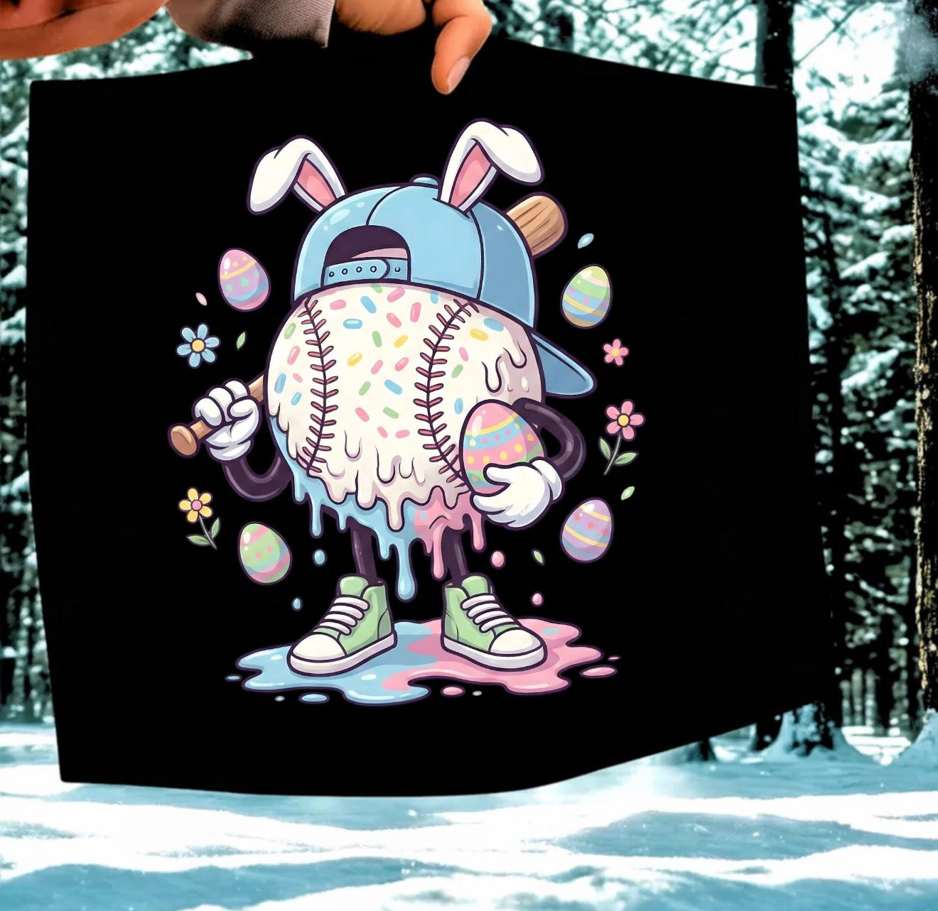 Ice Cream Drip Easter Tee YOUTH