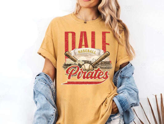 Dale Baseball Retro Tee CC Mustard
