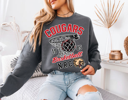 NRC Cougars Basketball Sweatshirt
