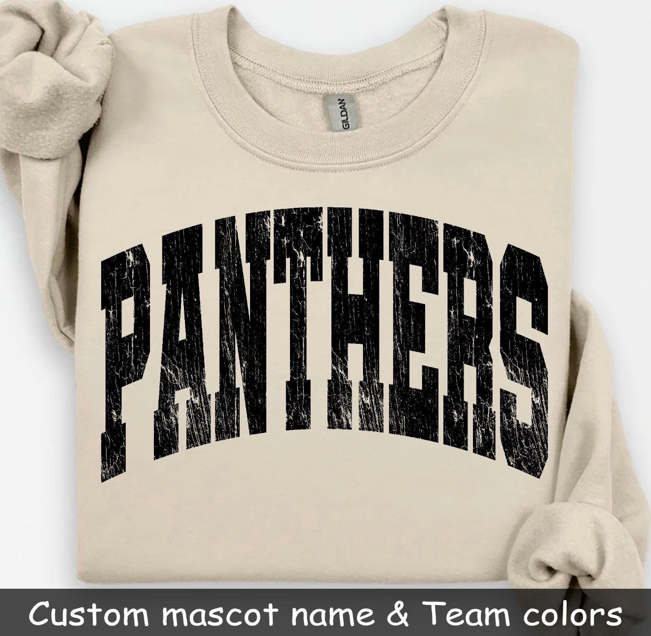 **custom** Varsity Font Mascot Tee