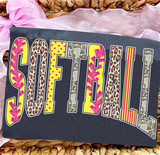 Pink Lace softball Pepper Tee