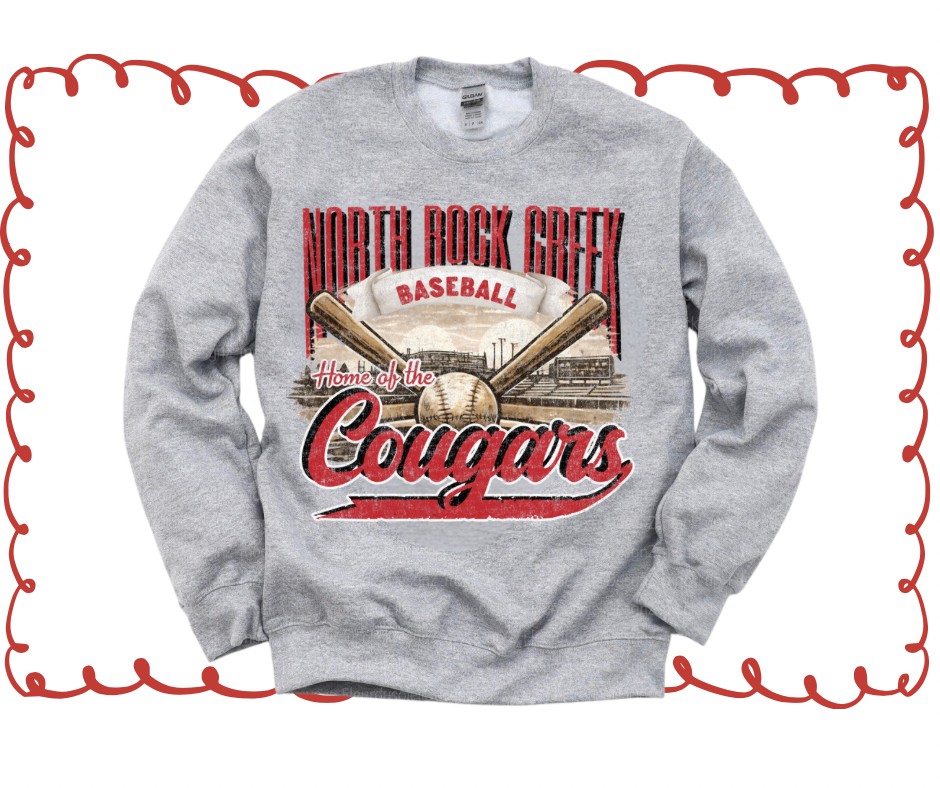Sport Grey Retro NRC Baseball Sweatshirt