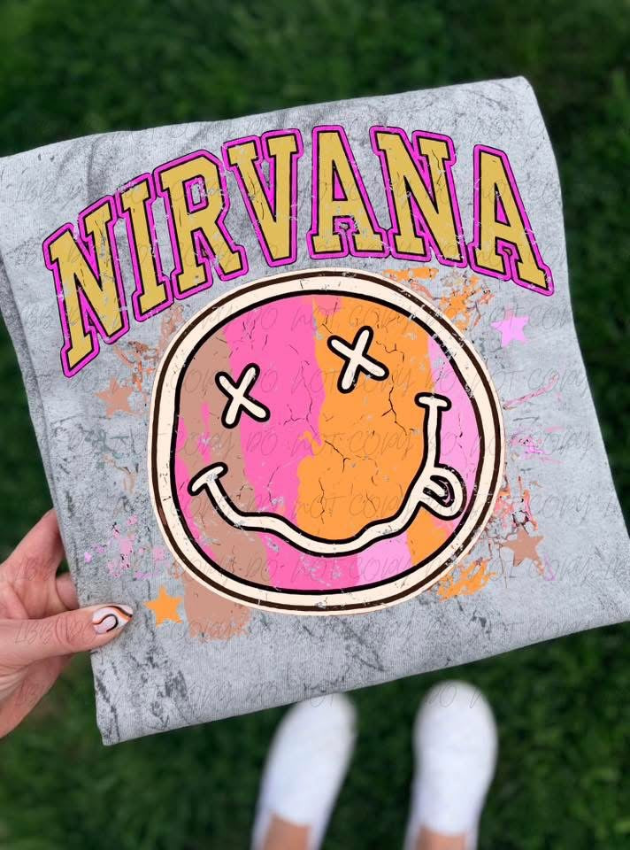 Nirvana Band Tee CC Smoke