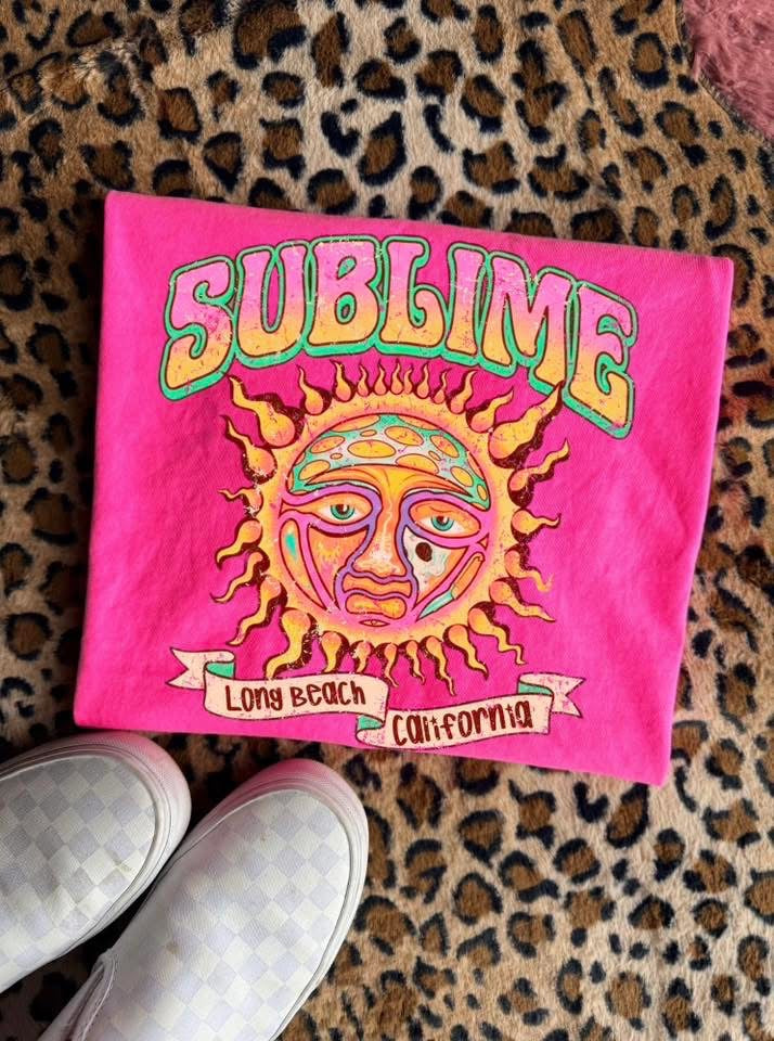 Sublime Band Tee CC Pink