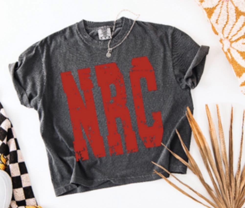 NRC Oversized Font Cropped tee