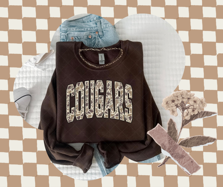 Camouflage Cougars Sweathsirt