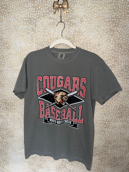 NRC Baseball Retro Tee CC Grey