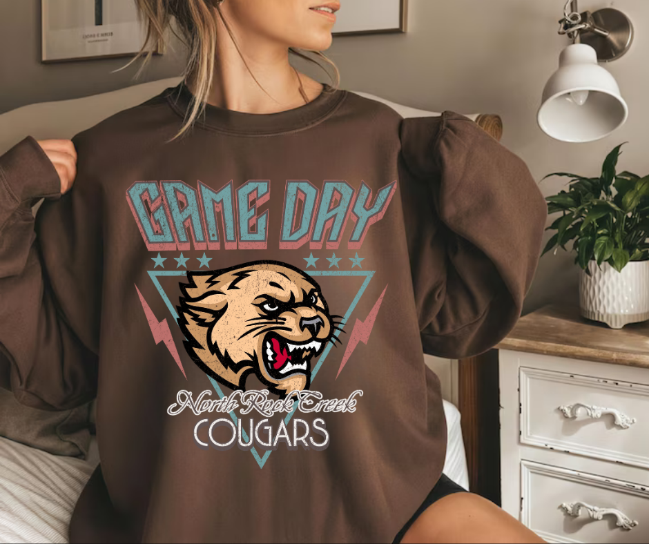 Cougars Game day Retro Sweatshirt