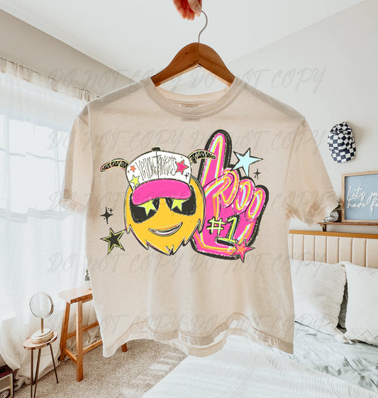 Yellow Jackets Neon Foam Finger Tee