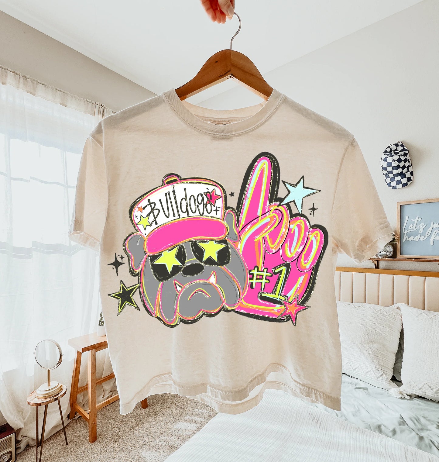 Bulldogs Neon Foam Finger Tee