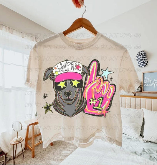 Whippet Neon Foam Finger Tee