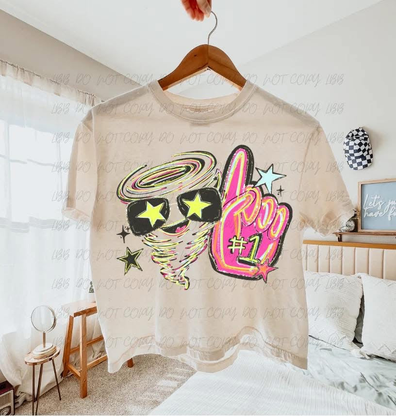 Tornado Neon Foam Finger Tee