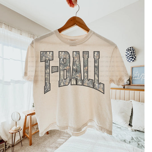 Camo TBall Tee