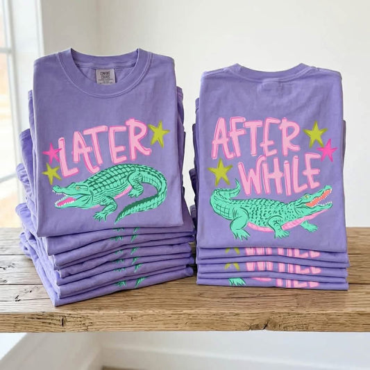 Later Gator Violet Tee