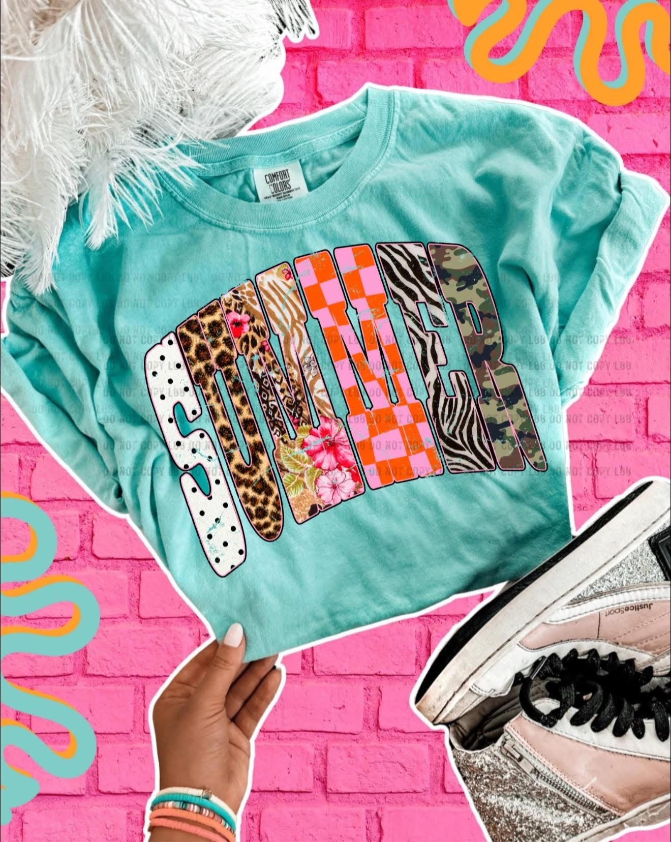 Summer Cutie Font Tee