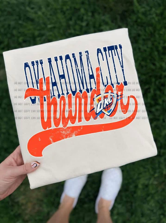 Oklahoma City Thunder Logo Tee