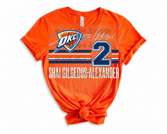 Shai OKC 2 Orange Tee